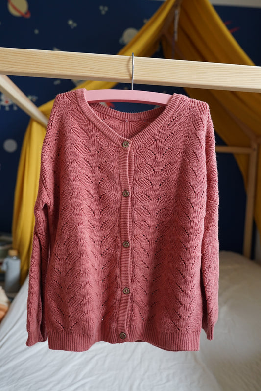 Pink cardigan 4-5 years