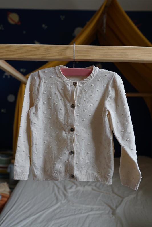 Cream cardigan 2-3 years